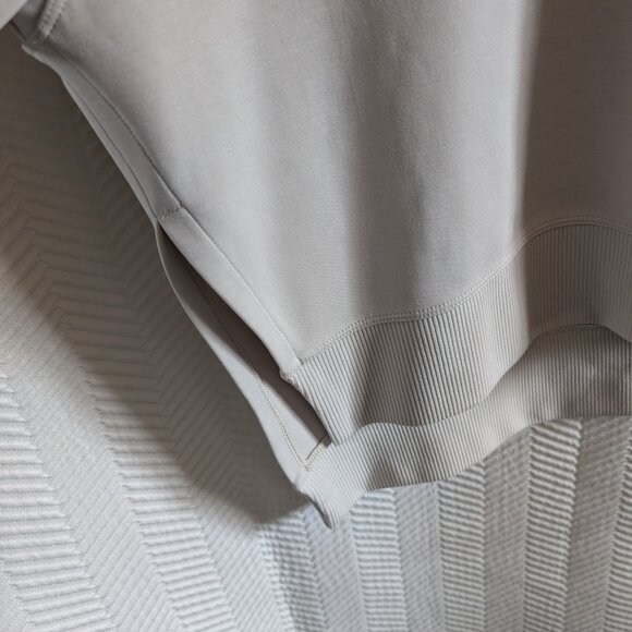 Lululemon Softstreme Turtleneck Pullover White Opal Size 4 Athleisure Neutral - Picture 6 of 15